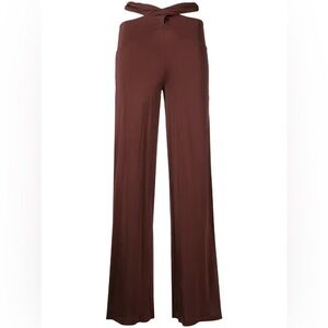 Marine Serre Cross-Waist Fluid trousers